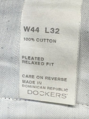 Black Dockers 44/32 Pleated Relax Fit - photo 3