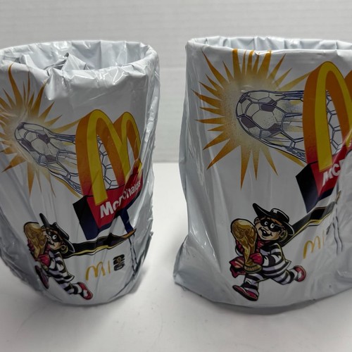 2 Unopened McDonald's FIFA World Cup 2026 Collectible Plastic Cu