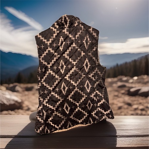 Ariat x Pendleton Geometric Vest XL Black White