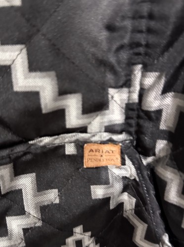 Ariat x Pendleton Geometric Vest XL Black White - photo 3