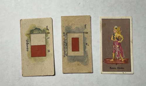 Set Of 3 1920-30’s Nanyang Brothers Tobacco Co. Trading Cards