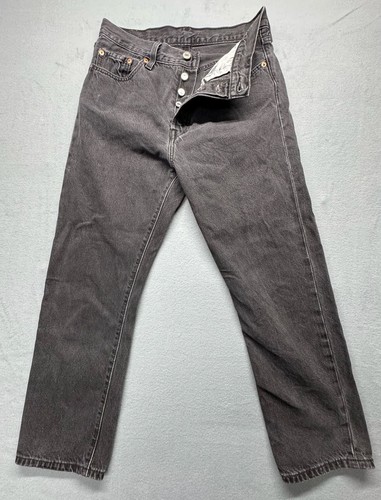 Levi's 501 Original Fit Button Fly Black Denim Jeans