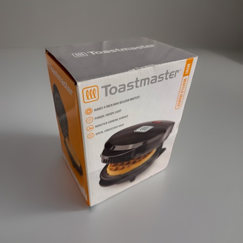 Toastmaster Mini Belgian Waffle Maker Black Electric Nonstick - photo 2