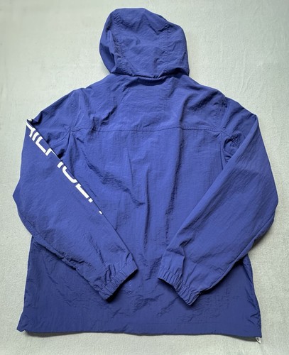 Tommy Hilfiger Hooded Windbreaker Jacket Mens Blue Medium - photo 2
