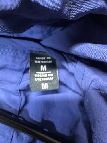 Tommy Hilfiger Hooded Windbreaker Jacket Mens Blue Medium - photo 3