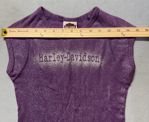 Harley-Davidson Women's Glitter Sparkle Cap Sleeve T-Shirt