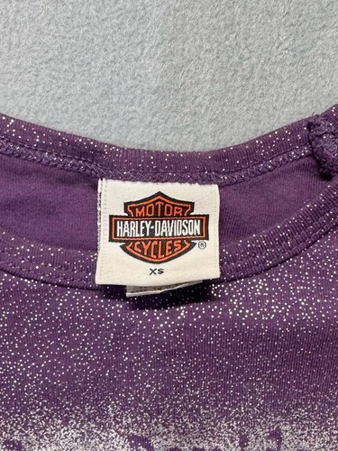 Harley-Davidson Women's Glitter Sparkle Cap Sleeve T-Shirt - photo 2