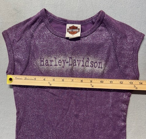 Harley-Davidson Women's Glitter Sparkle Cap Sleeve T-Shirt - photo 4