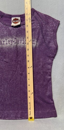Harley-Davidson Women's Glitter Sparkle Cap Sleeve T-Shirt - photo 5
