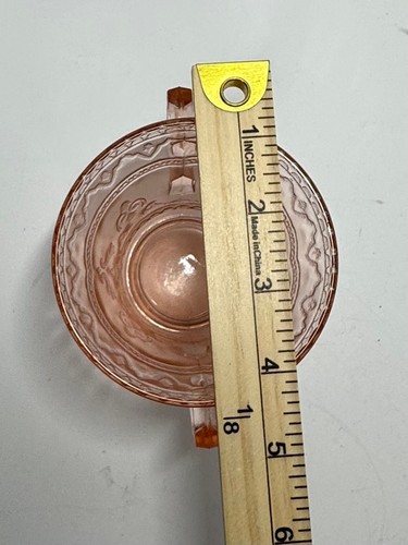 Federal Glass Patrician Pink Depression Glass Sugar Bowl - photo 5