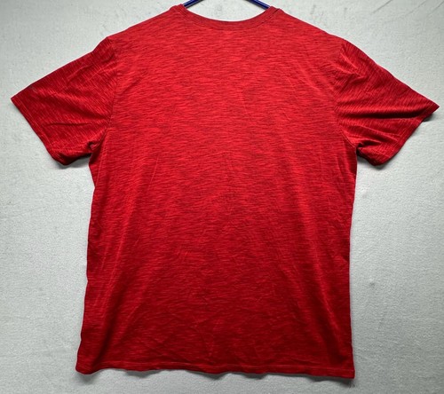 Nike Men's Dri-FIT Slub Graphic Swoosh T-Shirt Red - photo 4
