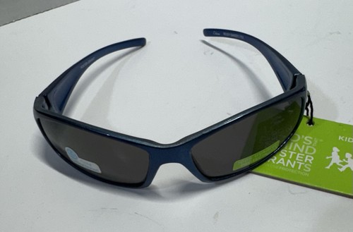 Foster Grant Kids Blue Soccer Sunglasses with Dark Lenses