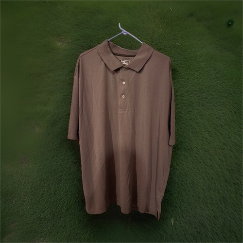 Ben Hogan Performance Men's Gray Solid Polo Shirt 3XL
