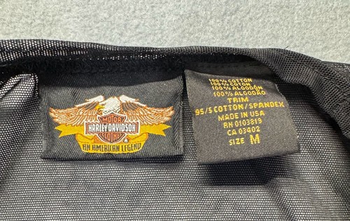 Harley-Davidson Women's 100 Years Rhinestone Mesh Top Medium - photo 3