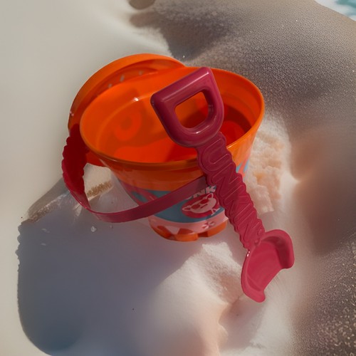 Dunkin' Colorful Sand Bucket and Shovel Set for Beach Play - photo 2
