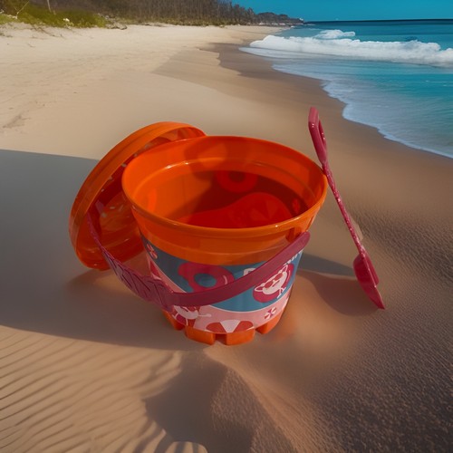Dunkin' Colorful Sand Bucket and Shovel Set for Beach Play - photo 3