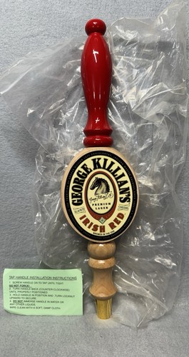 George Killian's Irish Red Lager Captain’s Wheel Beer Tap Handle - photo 2