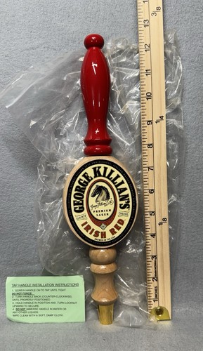George Killian's Irish Red Lager Captain’s Wheel Beer Tap Handle - photo 3