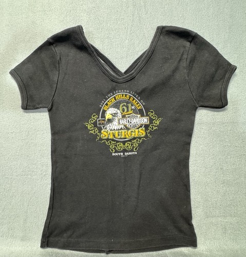 Harley Davidson Shirt 2001 Sturgis 61st Black Hills Rally Medium