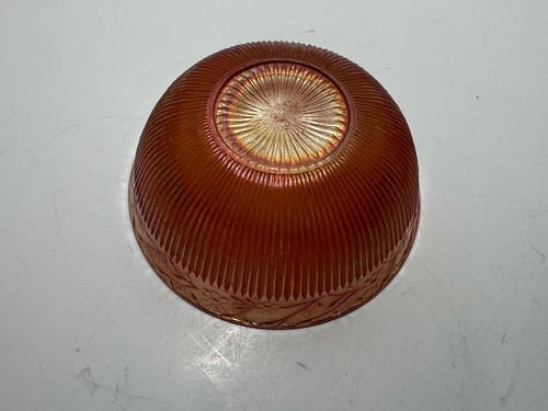 Vintage Imperial Glass Ohio Marigold Carnival Glass Berry Bowl - photo 3