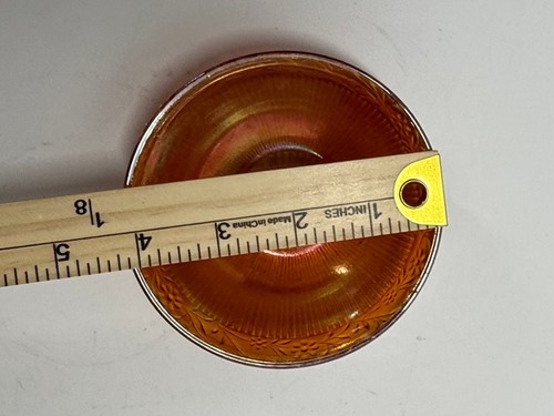 Vintage Imperial Glass Ohio Marigold Carnival Glass Berry Bowl - photo 5