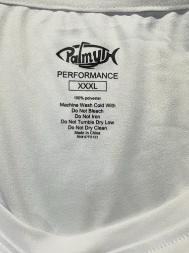 Palmyth Performance Fishing Shirt XXXL White Blue Camo - photo 2