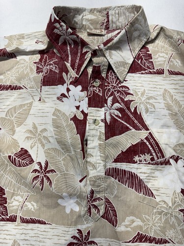 1/4 Button Go Barefoot Men's 2XL Hawaiian Shirt - photo 4