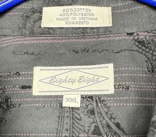 Eighty Eight Men's XXL Long Sleeve Button-Up Shirt - photo 2