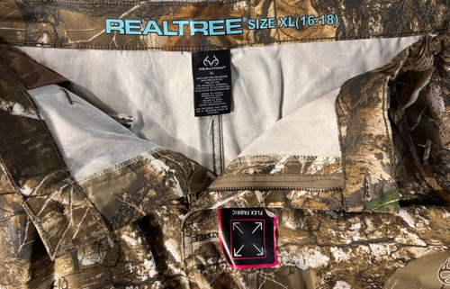 Realtree Womens Camouflage Cargo Pocket Pants Cotton Blend XL - photo 5