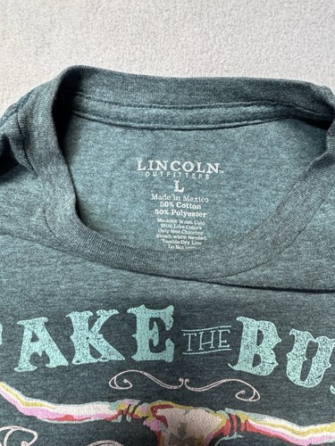 Take The Bull By The Horns Lincoln T-shirt Size L - photo 3