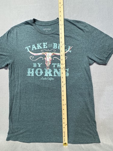 Take The Bull By The Horns Lincoln T-shirt Size L - photo 4