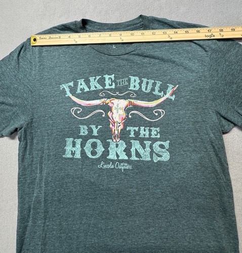 Take The Bull By The Horns Lincoln T-shirt Size L - photo 5