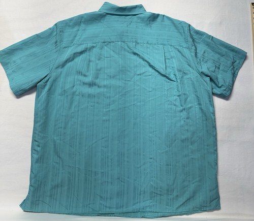 Island Passport Men’s Short Sleeve Button Down Shirt Size 2XL Te - photo 2