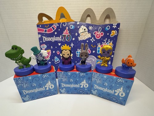 New McDonald’s Disneyland 70th Anniversary Happy Meal Toy Lot of