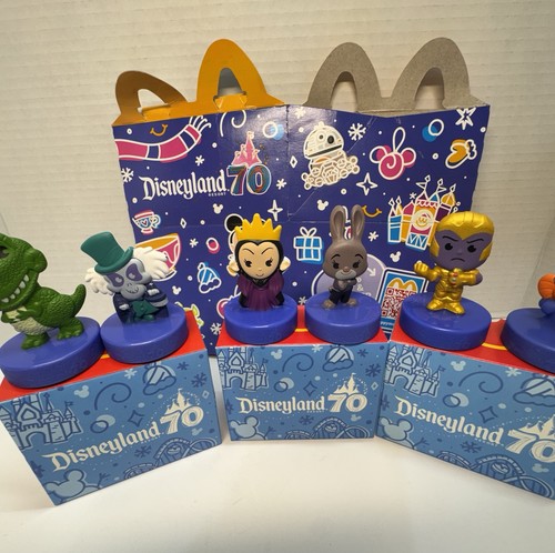 New McDonald’s Disneyland 70th Anniversary Happy Meal Toy Lot of - photo 4