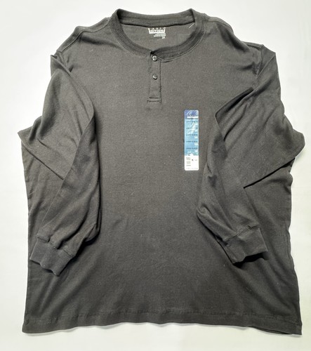 Vintage Basic Additions Mens Shirt Size 2X BLACK Lightweight