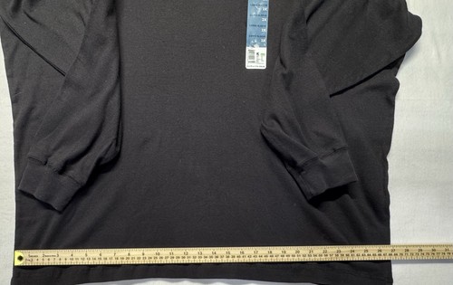Vintage Basic Additions Mens Shirt Size 2X BLACK Lightweight - photo 5