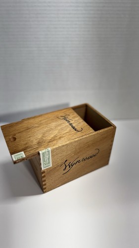 Wynwood Wooden Cigar Box Slide Lid, 2012 Marked, 46 x 5 1/2"