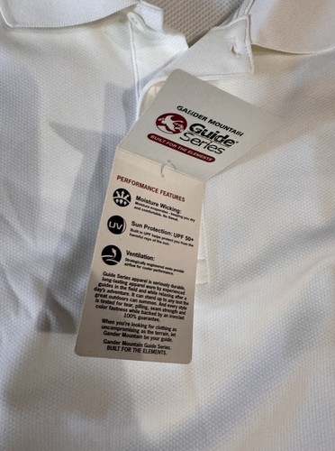 Gander Mountain Guide Series Men's Bright White Polo 3XLT - photo 5