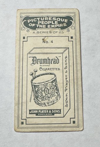 5 - Drumhead Cigarettes John Player & Sons Cigarette Cards - photo 3