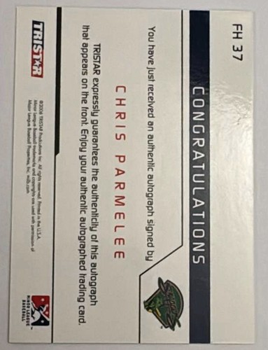 TRISTAR 2006 Prospects Plus Chris Parmelee Farm Hands Auto - photo 2