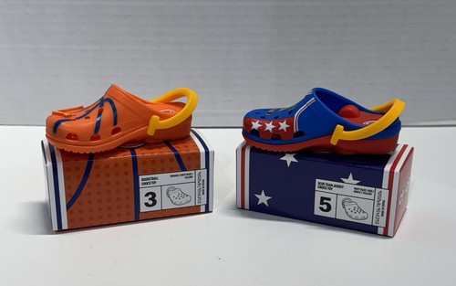 2026 Lot Of 2 McDonalds #3/#5 CROC Keychain Happy Meal