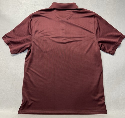 Greg Norman Tasso Elba Polo Shirt Mens Medium Maroon - photo 2