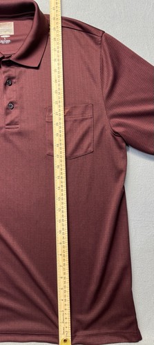 Greg Norman Tasso Elba Polo Shirt Mens Medium Maroon - photo 5
