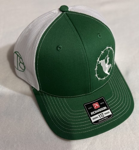 Twisted 8 Brand Trucker Hat Green White Mesh Back Adjustable - photo 2