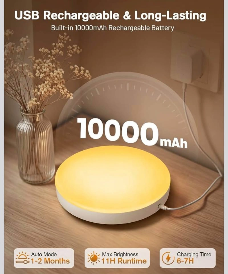 10000mAh Rechargeable Motion Sensor Ceiling Light with Remote - photo 4