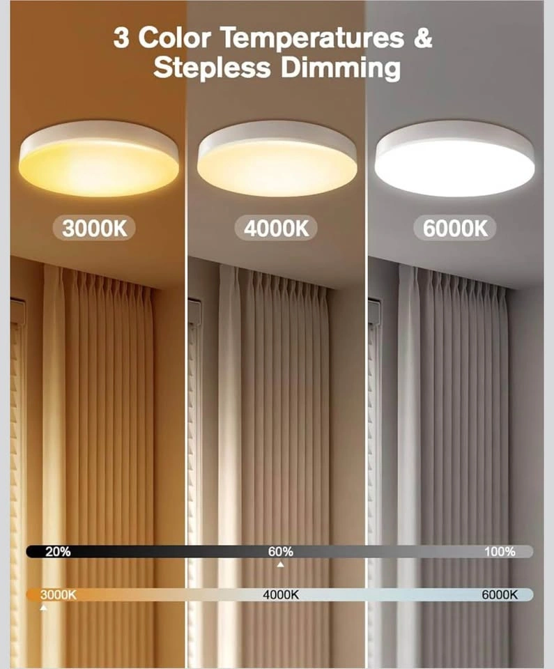 10000mAh Rechargeable Motion Sensor Ceiling Light with Remote - photo 5