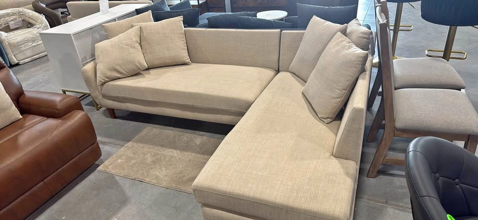 Brand New Comfortable Sectional sofa with pillows