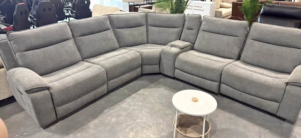Brand new luxury sectional recliner