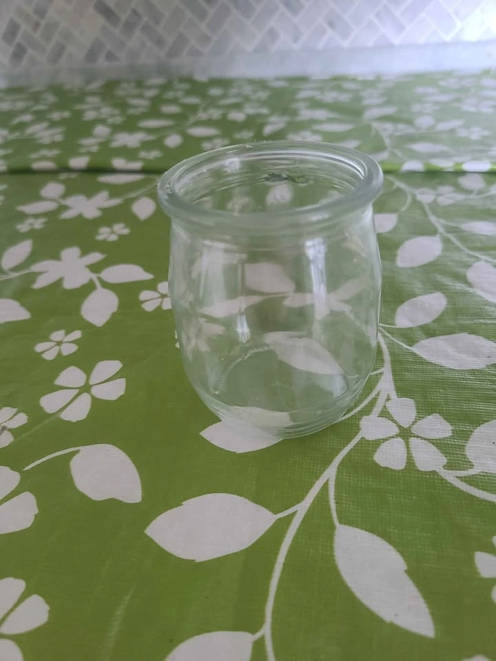 Small Clear Glass Jar. 12 in total. $1 each - photo 2
